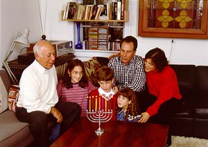  [Family observing Hanukkah]  Tapestry of Jewish Time Rabbi Nina Beth Cardin December Dilemma Christmas Hanukkah Jewish books learning Judaism textbooks Hebrew textbook text book learn Hebrew language software  teach Hebrew school curriculum Jewish education educational material Behrman House Judaica publishing teaching Hebrew schools Jewish teacher resources educators Berman publisher religious school classroom management Jewish video games reading Hebrew teachers resource Jewish software interactive CDs Holocaust Jewish holidays  Israel bar mitzvah training bat mitzvah preparation history teacher’s guide  read Jewish Bible stories Tanakh life cycle mitzvot customs Herbew prayers synagogue culture religion Jeiwsh holiday calendar holidays Jewihs learning Hebrw student worksheets children temple conservative reform Judaism