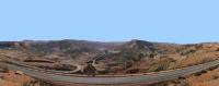 a road through the Negev Desert