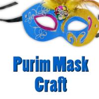 purim mask craft