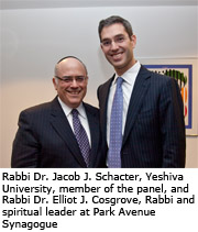 Dr.
Arnold Eisen, Chancellor of the Jewish Theological Seminary, at the
book
launch for The Prophet's Wife by Milton Steinberg, published by Behrman
House in March, 2010.