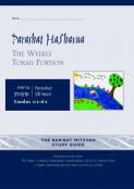 Parashat HaShavua Sh'mot
